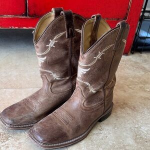 Kids Western Brown Boots
